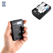 상세설명참조 캐논 LP-E6 호환배터리+1구충전기 EOS 5DS 5DSR, LCD싱글충전기1개 호환배터리1개
