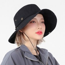 라핑 와이어 등산모자 사파리 낚시 캠핑 벙거지 모자 부니햇, 블랙