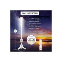 캠핑 라이트 10000mAh 충전가능 Led 랜턴 휴대용 Telescopic unbranded B0C626P1WX 103421