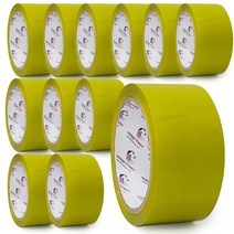 HORSE POWER 홀스파워 박스테이프 포장 오피피 컬러 연두색 48mm x 40M, 12개