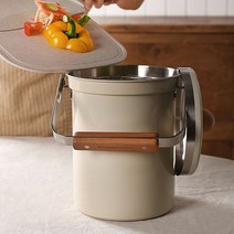 음식물쓰레기통 3L 스텐 음쓰통 싱크대쓰레기통