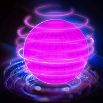 Dropshipping 비행 공 스피너 부메랑 Flyorb 매직 LED 조명 드론 호버 스트레스 릴리스 장난감 키즈 선물, Pink