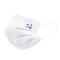 헬로키티 마스크 덴탈 캐릭터 화이트 대형 성인용, 단일, K010-10개입 화이트개