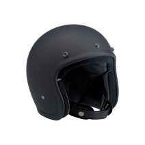 빌트웰 Bonanza Open Face Solid Color 헬멧 Md Flat Black BH-BLK-FL-DOTMD