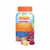 Emergen-C 구미 비타민C 750mg 딸기 레몬 블루베리 맛 45개, 1개, 기본