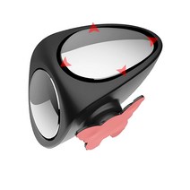 2중볼록거울 자동차보조백미러 사각지대보조미러 후진주차 차선변경 초보운전 여성운전, 1개