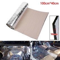 풍절음 고무몰딩 방음스펀지 흡음테이프 200x50cm 10mm 자동차 후드 엔진 방화벽 열 매트 데드너 소음 방지 절연 방음 폼 알루미늄 호일 스티커, [02] 금