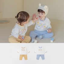 [해피프린스]루니 라운지 아기 셋업