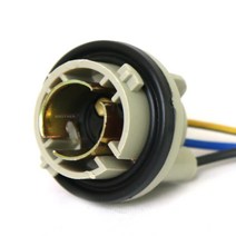 브레이크등 후미등 라이트소켓 DIY용 차량용 전구배선, 더블 소켓 블랙