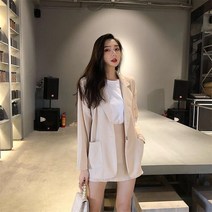 해외 여자옷세트 패션 의류 상의 하의 셋트 새로운 여름 정장 투피스 중간