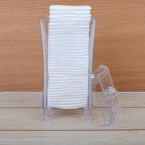 픽W30BCE5도매 크리스탈 화장솜 케이스 메이크업박스 화장품정리함 화장품정리대, 1