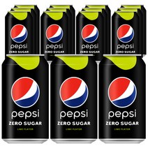 펩시 콜라 제로 슈거 라임향, 12개, 355ml