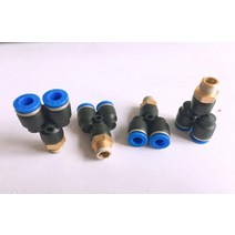 공압 부품 Y형 공압 피팅 공기 파이프 10 피스 퀵 조인트 부품 3 웨이 Pneumatic Fitting &, 02 PX6-02