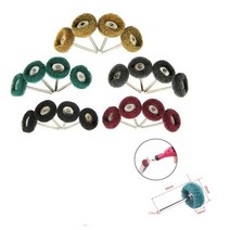 아이스오거 아이스드릴 오거드릴미니 드릴 연마 브러시 2.35mm 생크 나일론 버핑 휠 Dremel 로타리 핸드 툴, 06 Mixed_05 30pcs