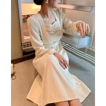 연말 파티 송년회 모임 결혼식 하객 룩 겨울 돌잔치엄마 피로연 원피스 정장 신부예복 상견례 니트 롱 여성