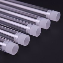 투명 실험실 플라스틱 테스트 튜브 바이알 및 푸시 캡 학교 용품 결혼식 선물 12x100mm 10 개, 한개옵션0