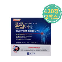 종근당 관절애 MSM 비타민D 식이유황 엠에스엔 MSN 240정