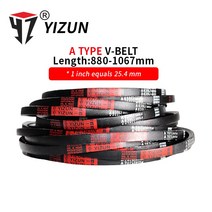 농기계YIZUN A 유형 A880 ~ 1067mm 하드 와이어 고무 드라이브 내부 길이 둘레 산업 전송 농업 기계 V 벨트, 03 A900mm Li_01 1 개