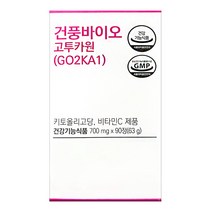 [[식약처 기능성 인정 / 고투카원 본사]] 건풍바이오 고투카원 x 1개월, 90정