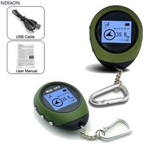 gps 추적기 휴대용 GPS 네비게이션 미니 실시간 키 체인 USB 충전식 나침반 야외 스포츠 여행 애완 동물 를 위한 하이킹