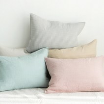 [아망떼] 시그널 세미마이크 피그먼트 퀼팅베개커버50x70 5color