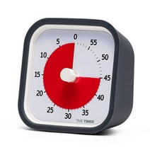 TIME TIMER 비주얼 타이머 탁상시계 차콜, MOD Timer, Charcoal Gray, Charcoal Gray