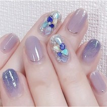 잇템샵 네일스티커 젤네일아트 네일케어 네일패치 붙이는네일 셀프네일, 잇템샵네일스티커_011