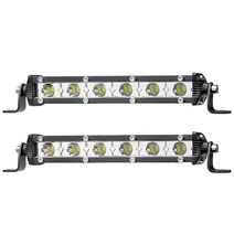 LED 라이트 바 7 인치 18W 12V/24V 스팟 작업등 빔 오프로드 자동 오토바이 헤드라이트 4x4 SUV ATV 램프