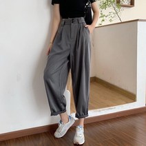 여성 댄스복 간지나는 댄스걸 조거팬츠레트로 탄성 허리 다리 바지 S - 4XL 여성용 패션 스트리트웨어 여름