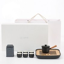 세라믹 티세트 다도세트 그린 블랙, 블랙랙