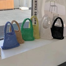 [TOP 100] 네트쁘띠백 토트백 니트백 그물백 휴가 여름 데일리 _ 숄더백