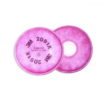 3M 2091K 특급 방진 필터 2개 직결식 반면형 전면형