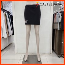 까스텔바작 여성 자수 스트레치 스커트.01BGAMCU703