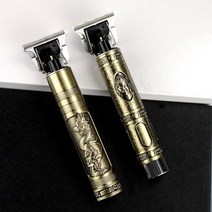 유니크 음각디자인 바버클리퍼 바리깡 페이드컷 언더컷 헤어스크래치, T1.A드래곤