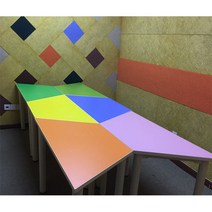 DIPYLON 중학교 고등학교책상 미술학원 마름모테이블, B
