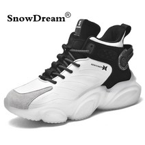 SnowDream 편안하다 공기를 통하게 하다 농구 신발 남성용 신발 키높이 신발 스포츠 신발
