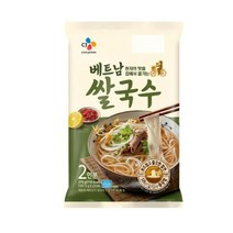 CJ더마켓 즉석식품 밀키트 간편식품 탑티어 베트남 쌀국수 밀키트 쌀국수면 숙주나물 국수 냉면 375G, 35개
