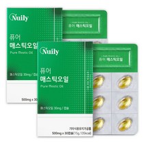 그리스산 매스틱 오일 mastic oil 캡슐 매스틱검 MASTICGUM, 비타리온, 2개, 30캡슐