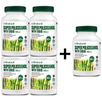 (4+1)쿠바산 사탕수수 폴리코사놀 80mg +코큐텐 30mg 4개월/쿠바폴리코사놀 캐나다 생산 2023년 신제품, 5통
