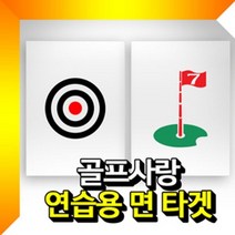 면타겟(중형) 골프타겟 골프연습용타겟 과녁 깃발