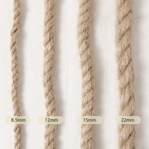 마크라메 재료 마로프 8.5mm 12mm 15mm 22mm 마끈 동아줄, 마끈(12mm1M)
