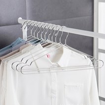 홈데코레 스텐 논슬립 옷걸이 10P 5size, 05_코트/외투용(50cm) 10P