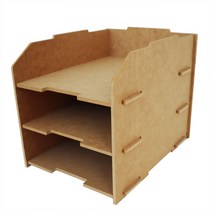 미가데코 diy 이코노미컬 3단 A4 서류함 서류정리함 종이보관함 이면지보관함 만들기반제품