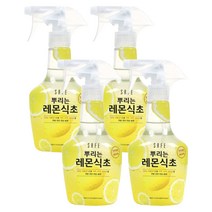 세이프 뿌리는 레몬식초 400ml, 4개