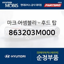 마크-후드(본네트) 탑 (863203M000)-현대모비스 부품 공식대리점 온라인쇼핑몰 파츠로 제네시스, 1개