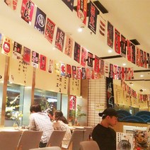 베란다포차 홈포차 포차천막, 진한보라색라면스타일B4m16개입