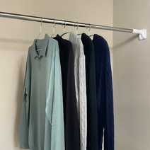 못없이 커튼달기 강력 압축봉 압축 행거봉 110-200cm, 상세페이지 참조