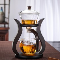 XMZ 마그네틱스위치 동티팟 세트 티메이커 차거름망 유리 티포트, 425ml