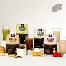(논앤밭위드) 프로틴 귀리쉐이크 맛별 4종(맛별5봉), 녹차30gX5