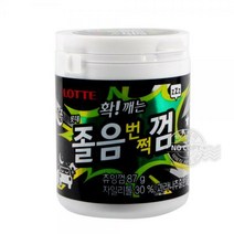 간식 다이어트 87g 졸음껌 용기 금연껌 맛있는 껌 졸음방지 껌 츄잉껌 풍선껌 졸음 회사 상쾌한 번쩍, 단품, 단품